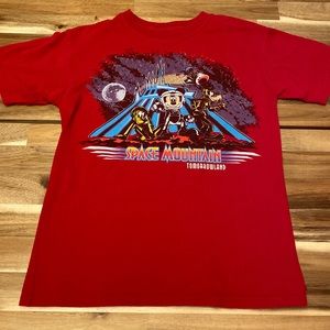 Space Mountain Disney Kids Tshirt Vintage - Size Medium